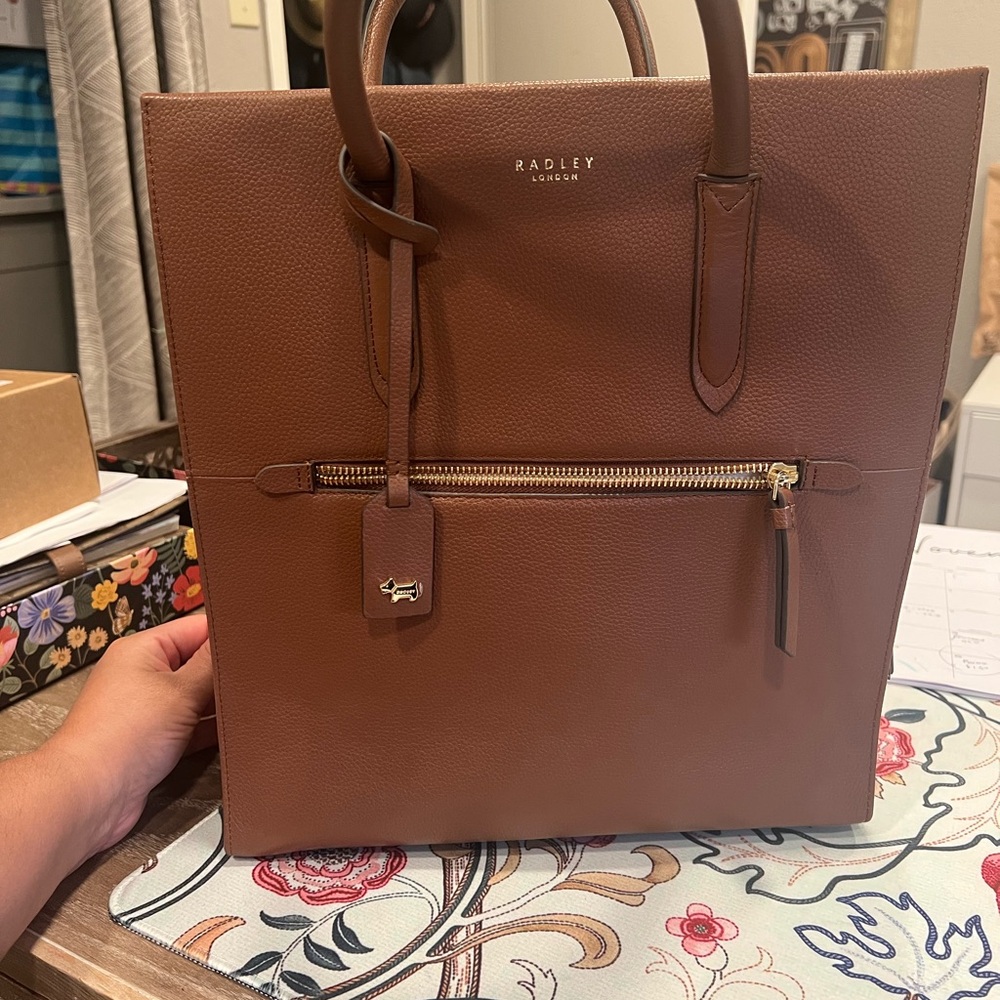 Radley London Chestnut Leather Handbag/Backpack